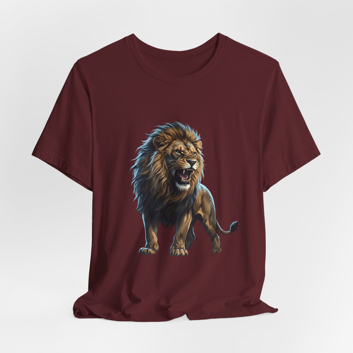 Roaring Lion Graphic Tee — Bold Wildlife T-Shirt