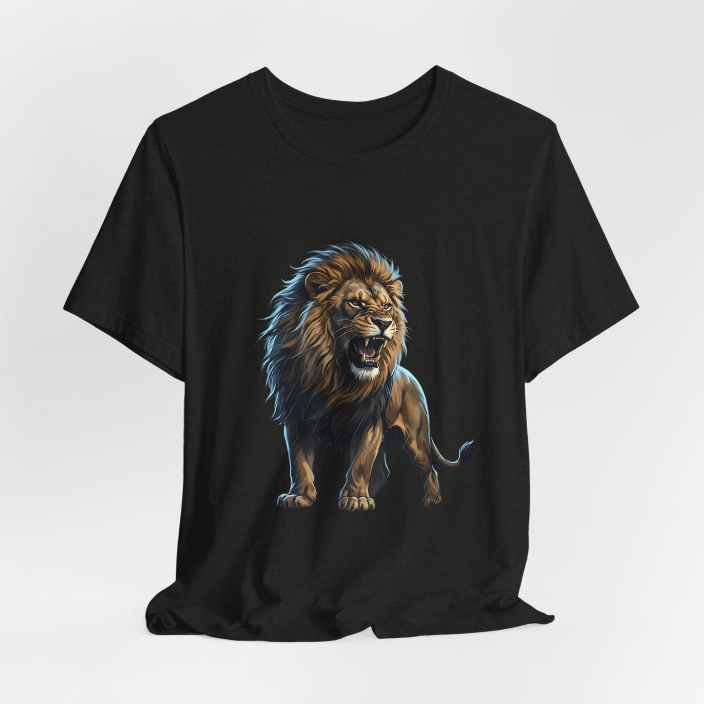 Roaring Lion Graphic Tee — Bold Wildlife T-Shirt