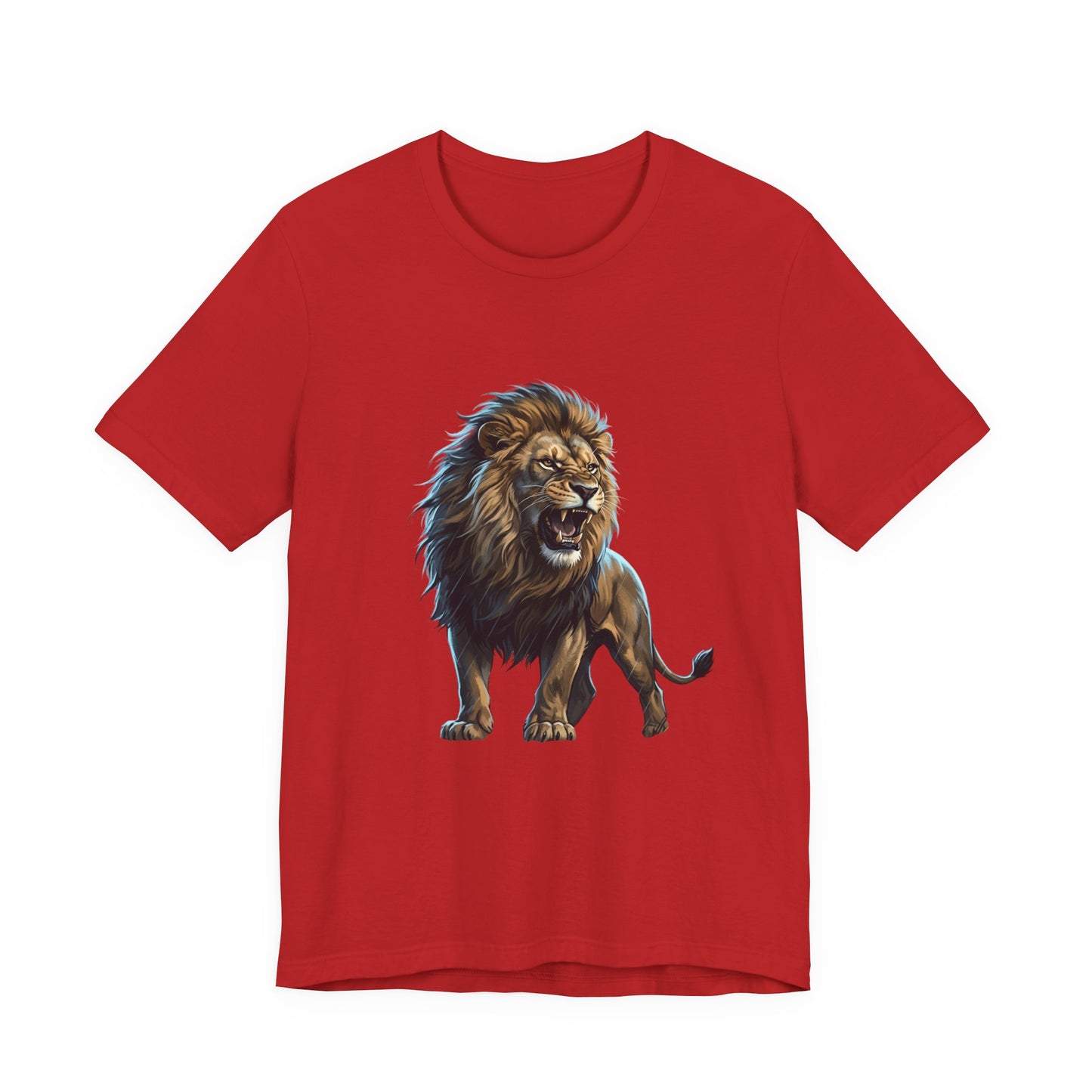 Roaring Lion Graphic Tee — Bold Wildlife T-Shirt