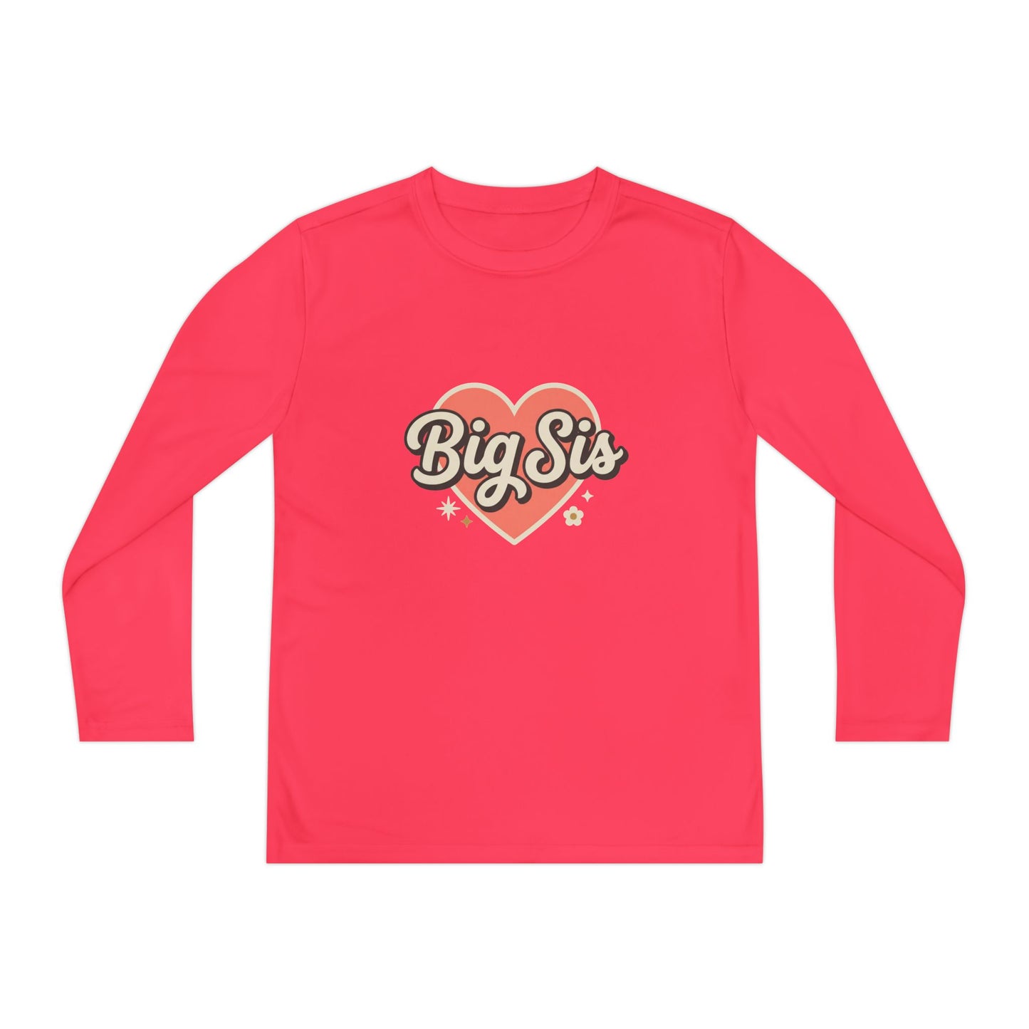 Big Sis Heart Youth Long Sleeve Tee