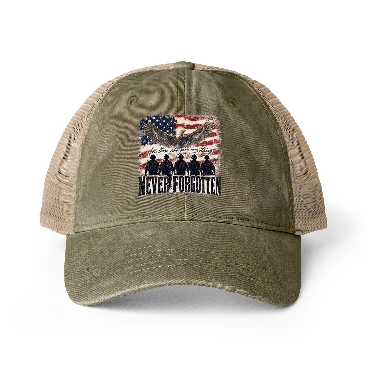Women's Washed Mesh-Back Cap