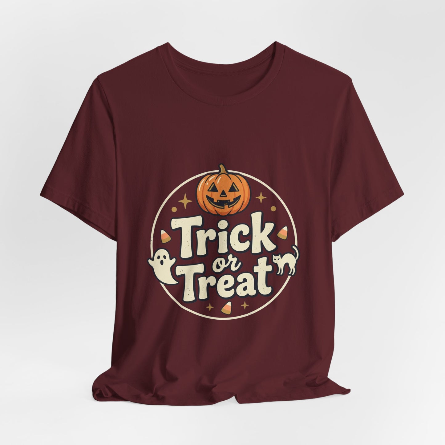 Halloween Trick or Treat T-Shirt — Pumpkin & Ghosts Costume Tee