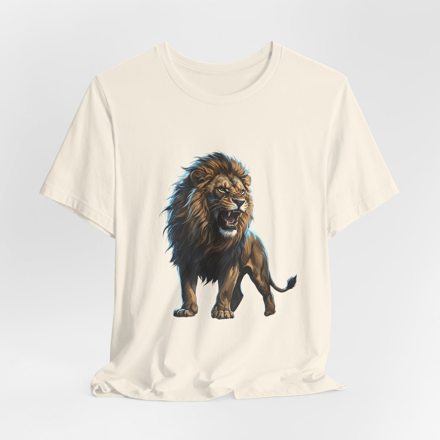 Roaring Lion Graphic Tee — Bold Wildlife T-Shirt