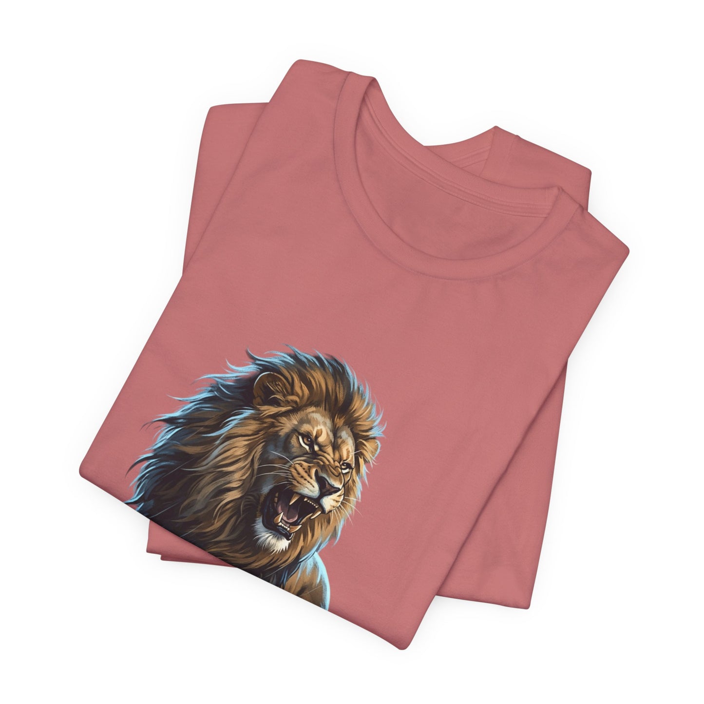 Roaring Lion Graphic Tee — Bold Wildlife T-Shirt