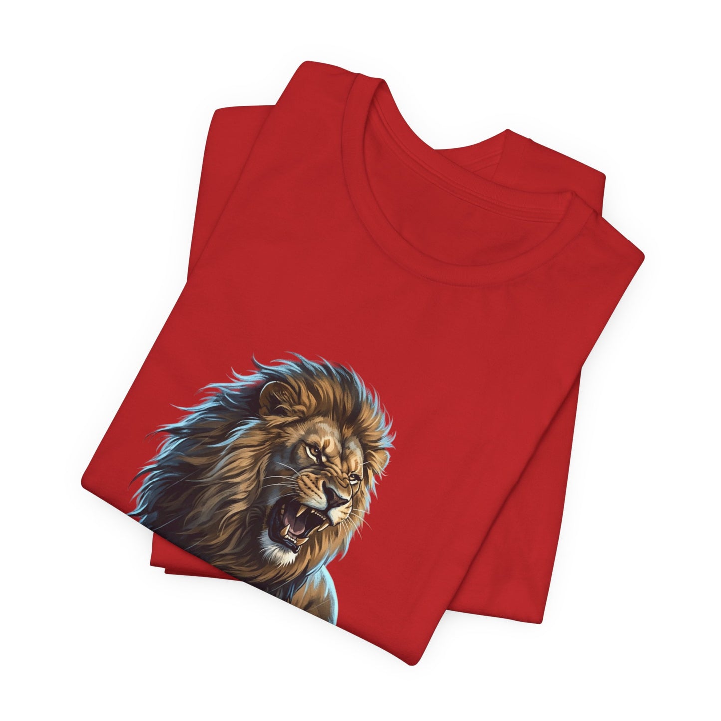 Roaring Lion Graphic Tee — Bold Wildlife T-Shirt