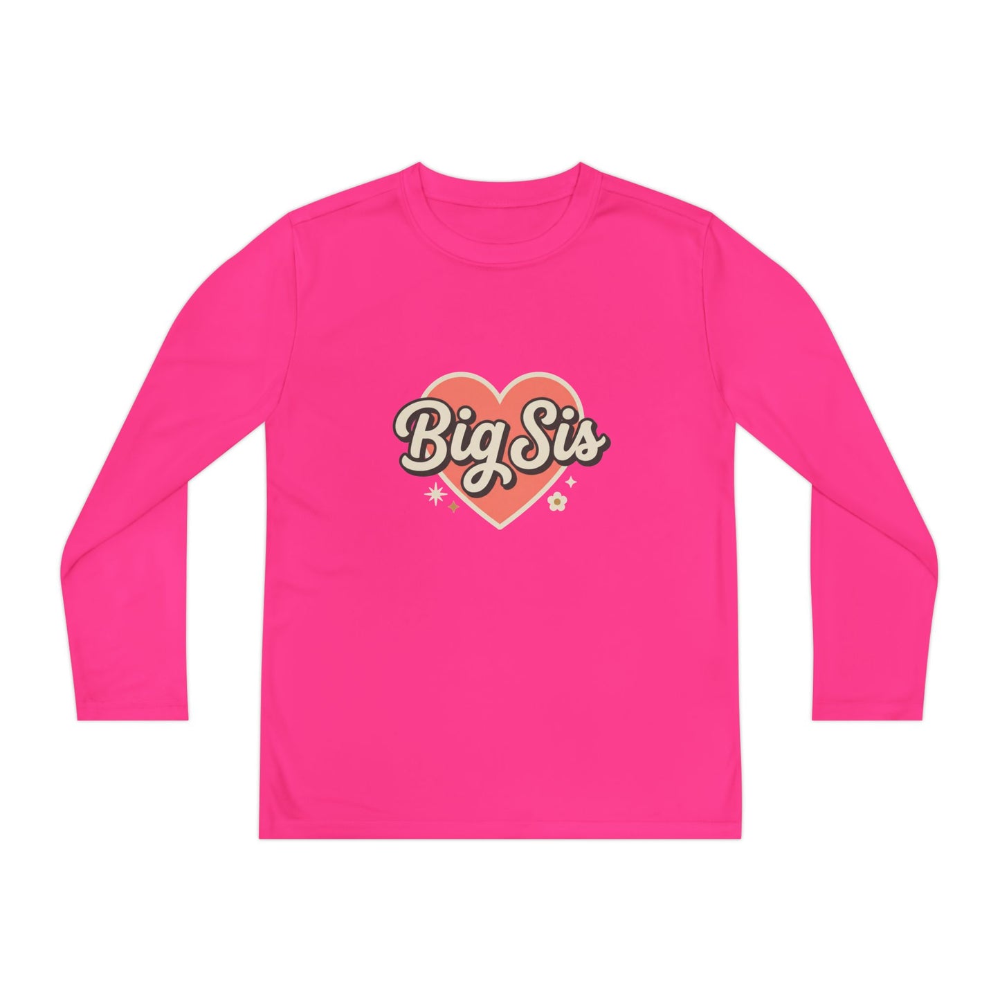Big Sis Heart Youth Long Sleeve Tee