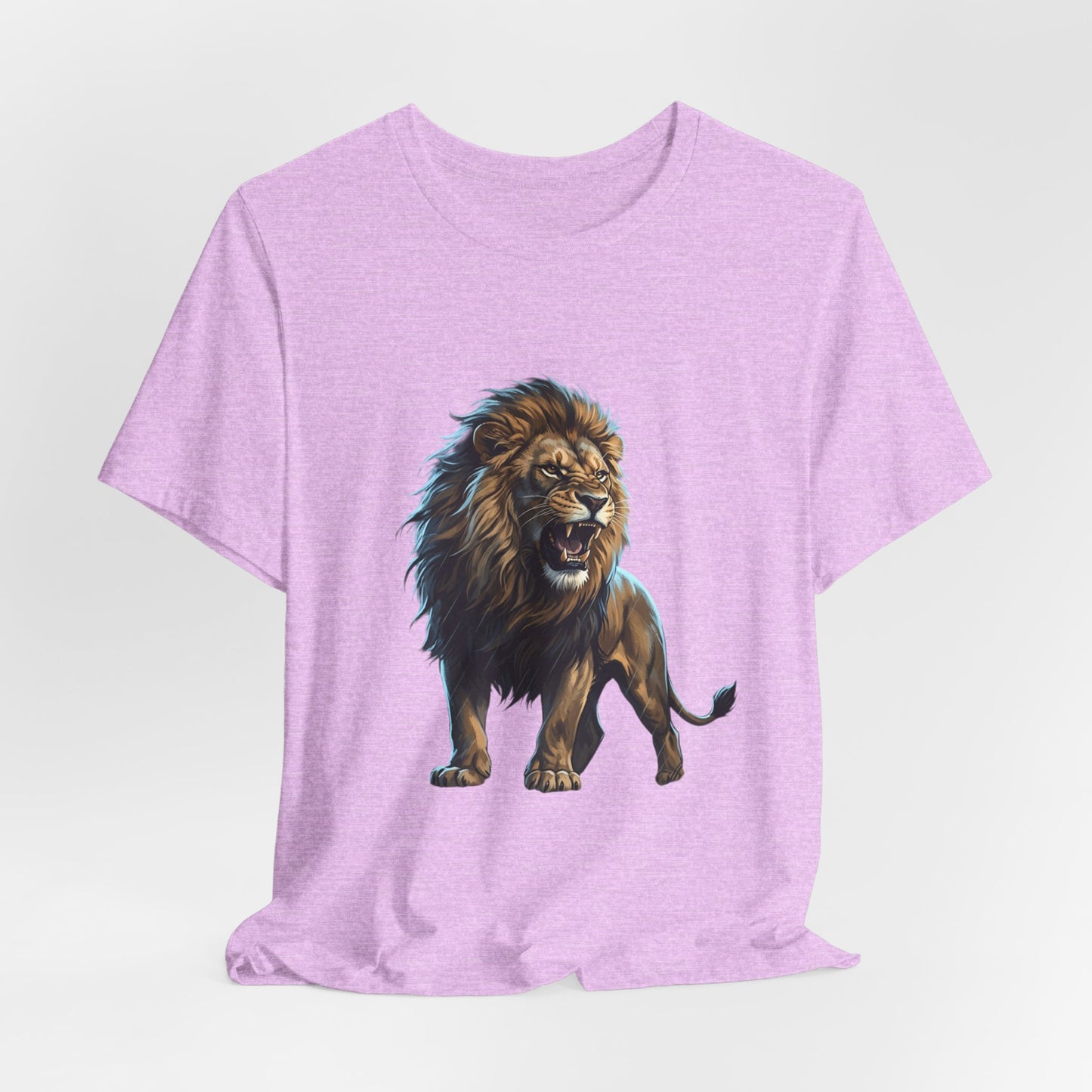 Roaring Lion Graphic Tee — Bold Wildlife T-Shirt