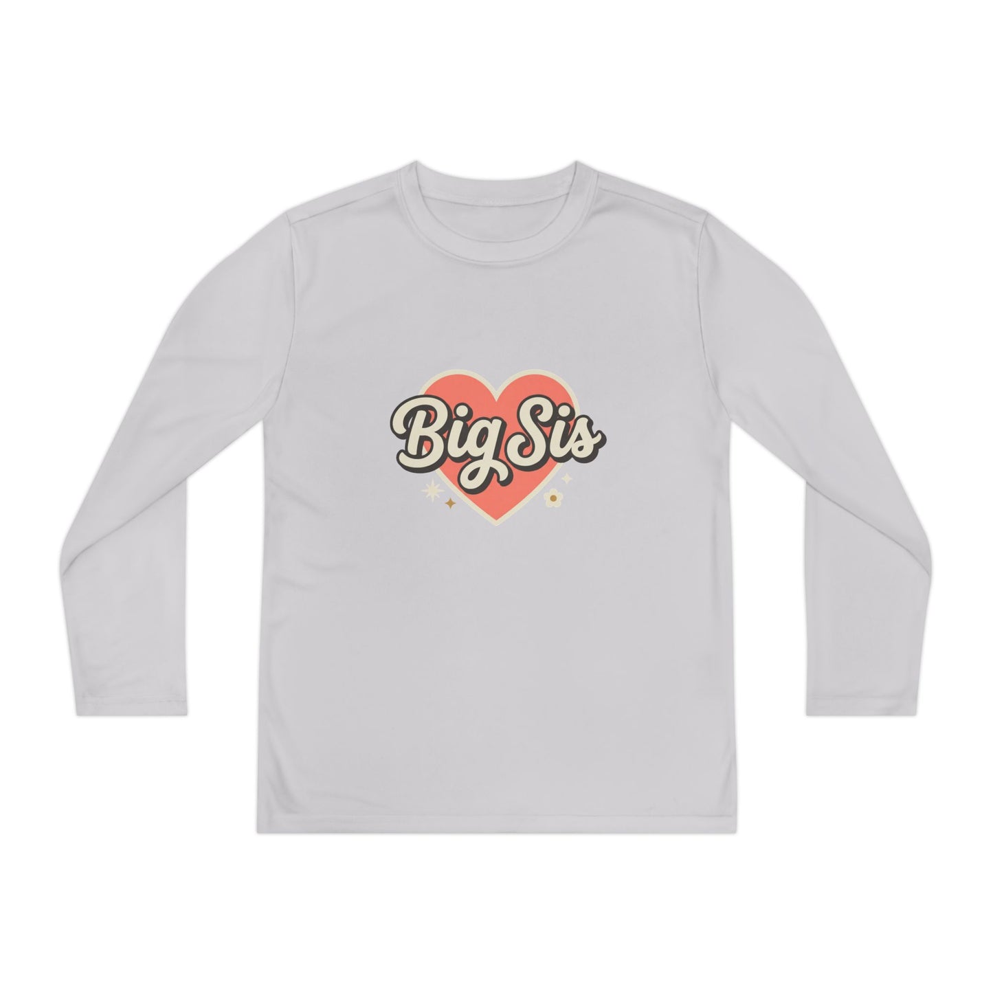 Big Sis Heart Youth Long Sleeve Tee