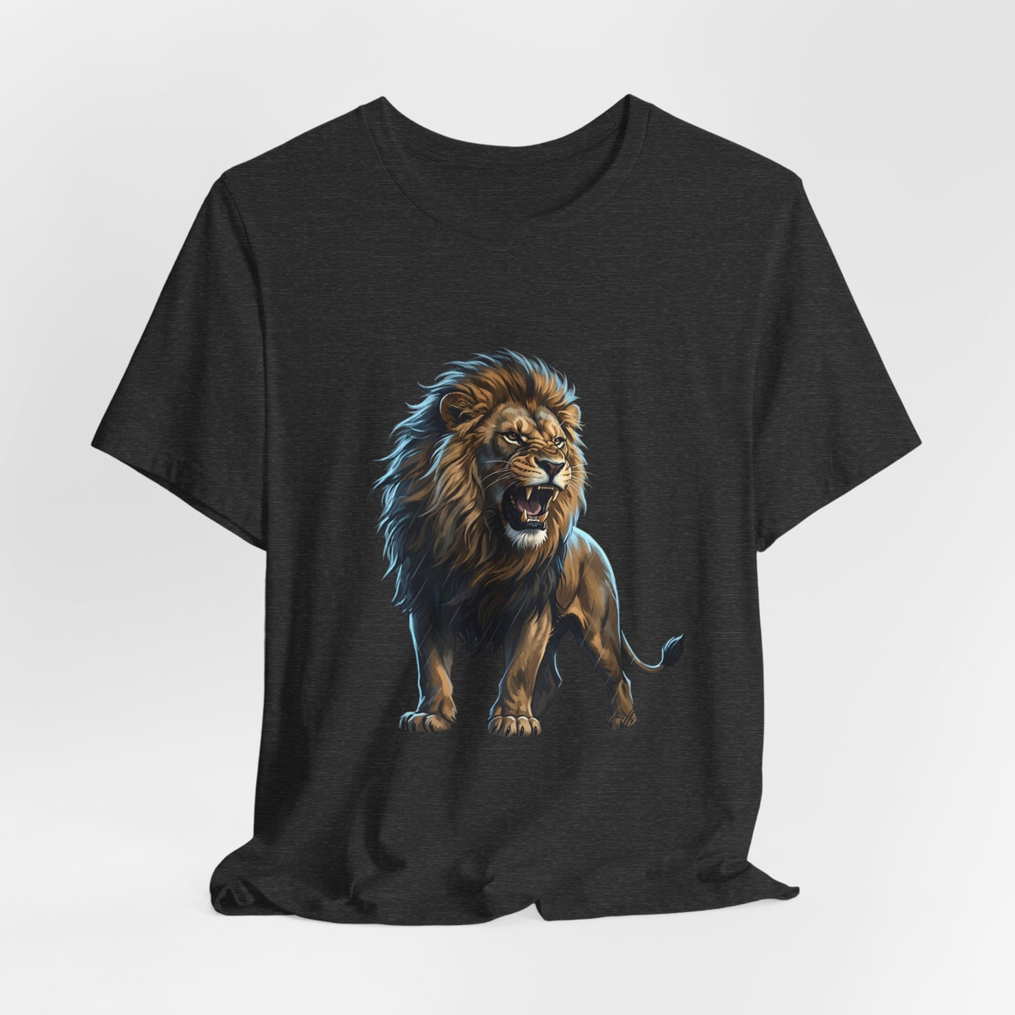 Roaring Lion Graphic Tee — Bold Wildlife T-Shirt