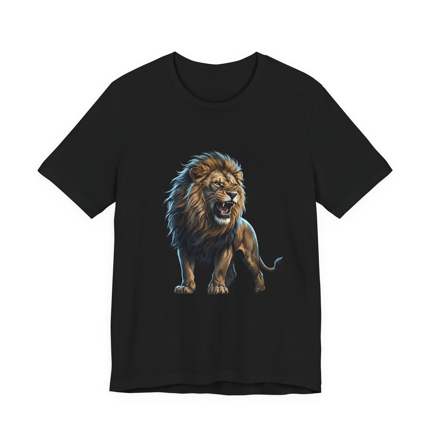 Roaring Lion Graphic Tee — Bold Wildlife T-Shirt