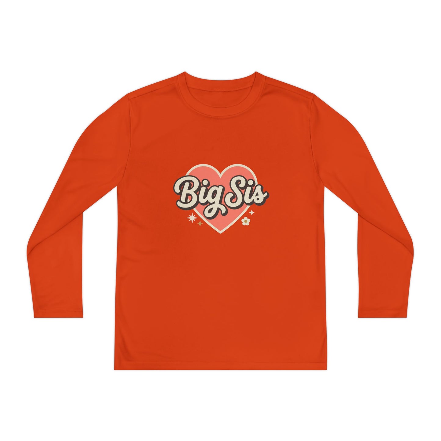 Big Sis Heart Youth Long Sleeve Tee
