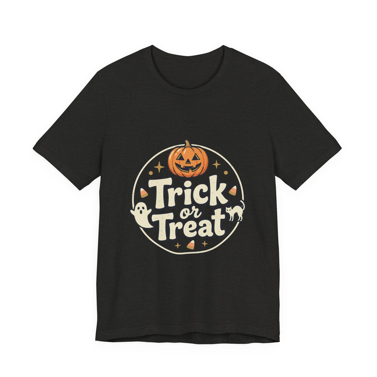 Halloween Trick or Treat T-Shirt — Pumpkin & Ghosts Costume Tee