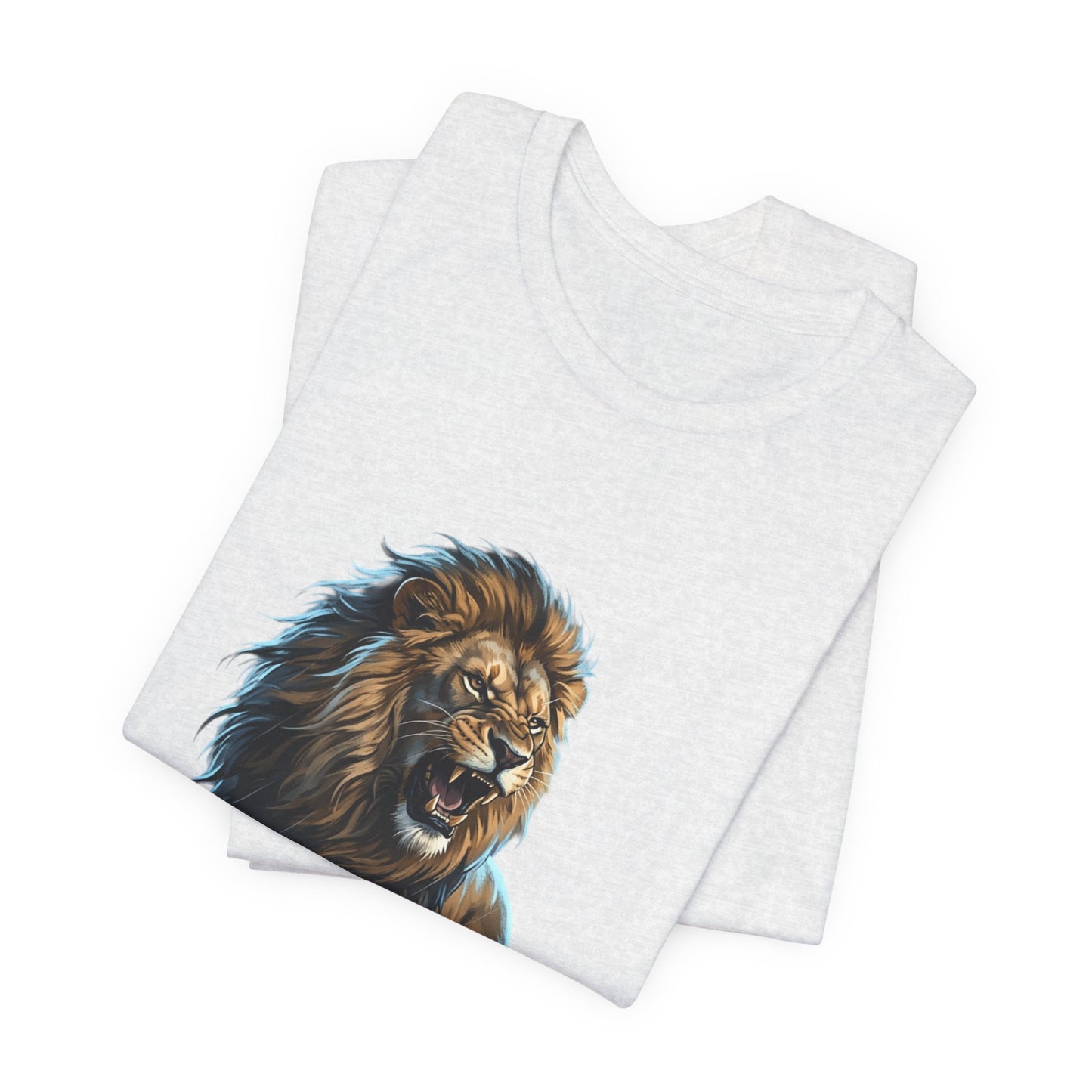 Roaring Lion Graphic Tee — Bold Wildlife T-Shirt
