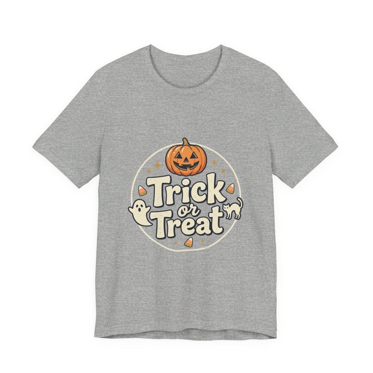Halloween Trick or Treat T-Shirt — Pumpkin & Ghosts Costume Tee