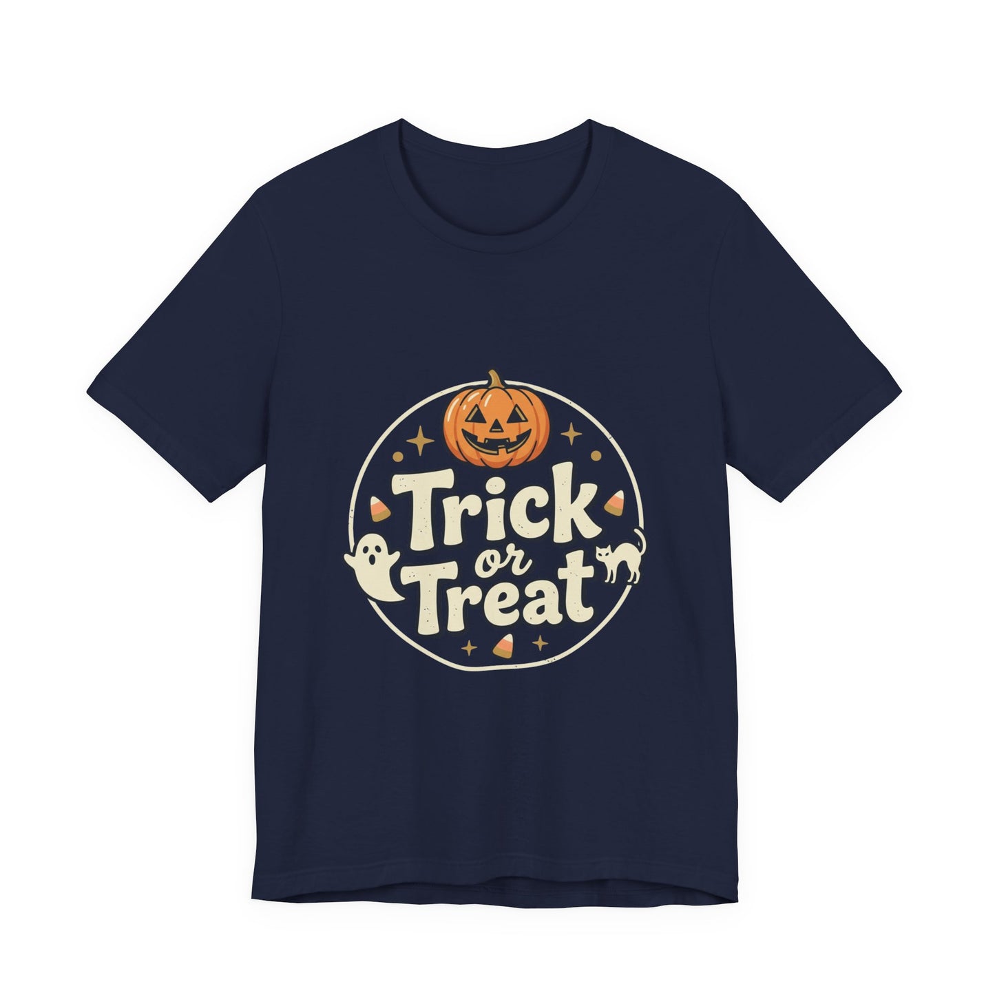 Halloween Trick or Treat T-Shirt — Pumpkin & Ghosts Costume Tee