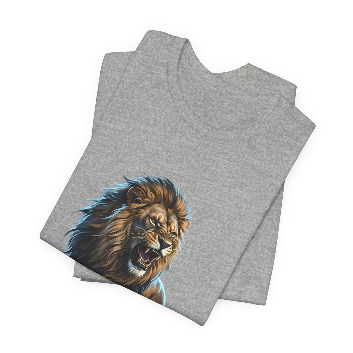 Roaring Lion Graphic Tee — Bold Wildlife T-Shirt