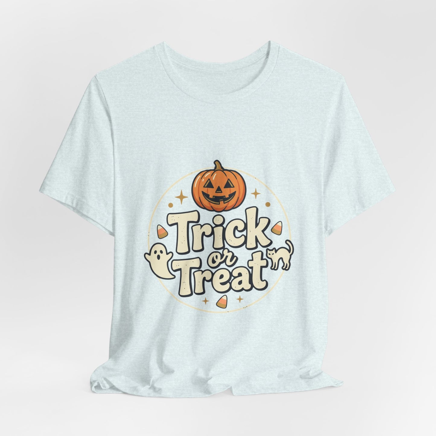 Halloween Trick or Treat T-Shirt — Pumpkin & Ghosts Costume Tee
