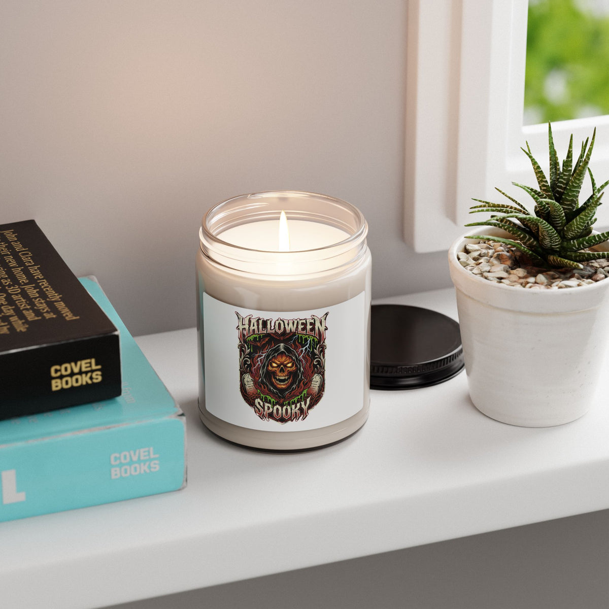 Halloween Spooky Scented Soy Candle — 9oz Jar