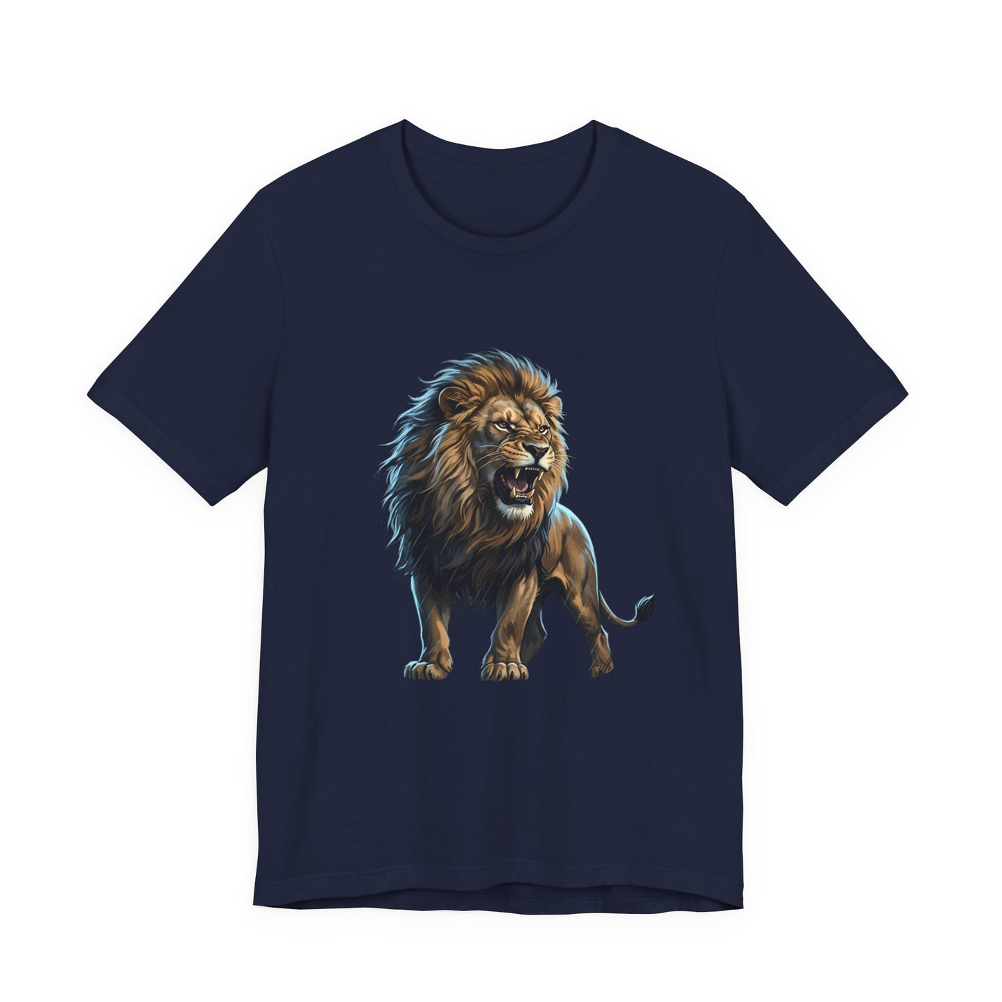 Roaring Lion Graphic Tee — Bold Wildlife T-Shirt