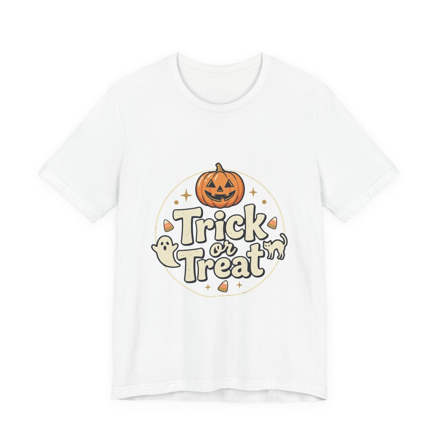 Halloween Trick or Treat T-Shirt — Pumpkin & Ghosts Costume Tee