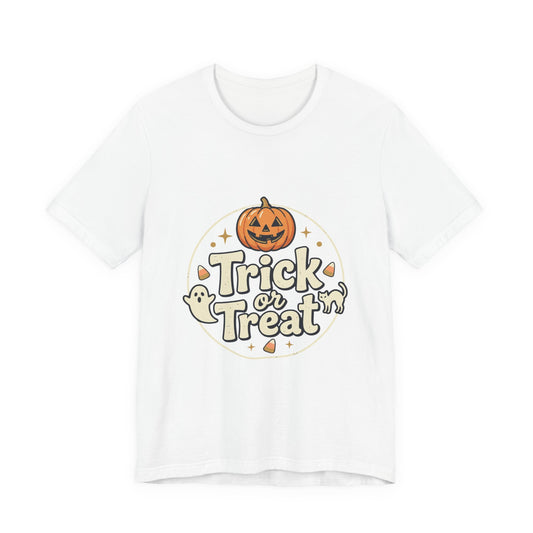 Halloween Trick or Treat T-Shirt — Pumpkin & Ghosts Costume Tee