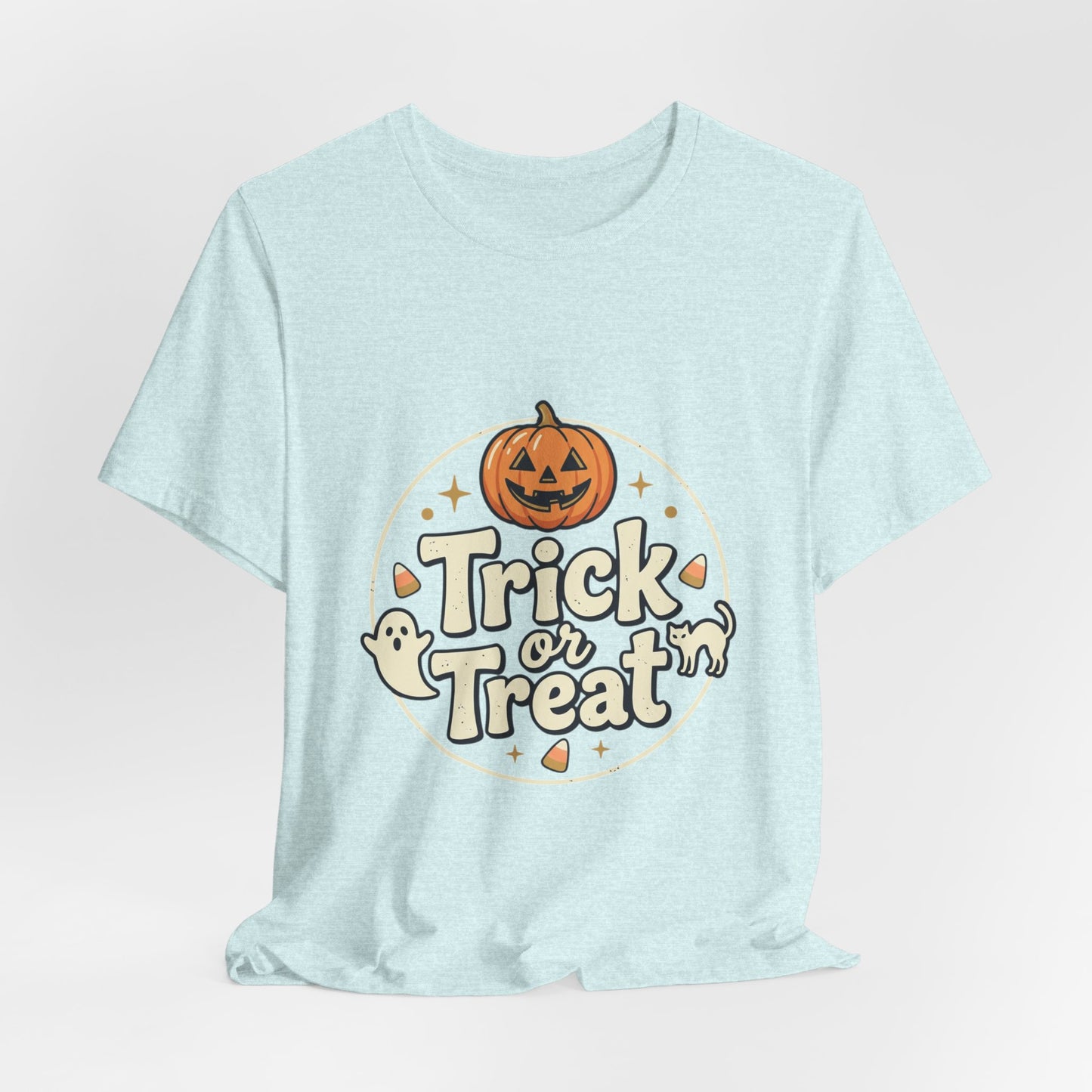 Halloween Trick or Treat T-Shirt — Pumpkin & Ghosts Costume Tee