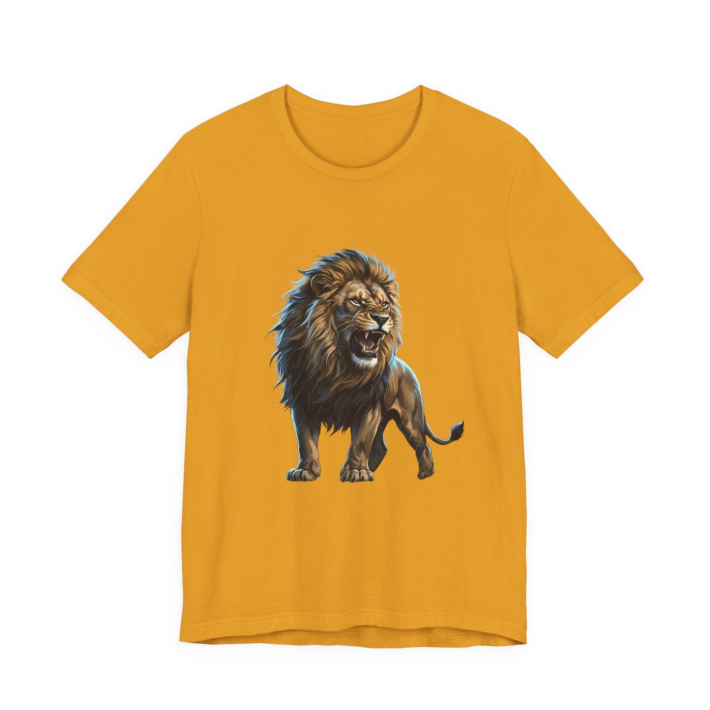 Roaring Lion Graphic Tee — Bold Wildlife T-Shirt