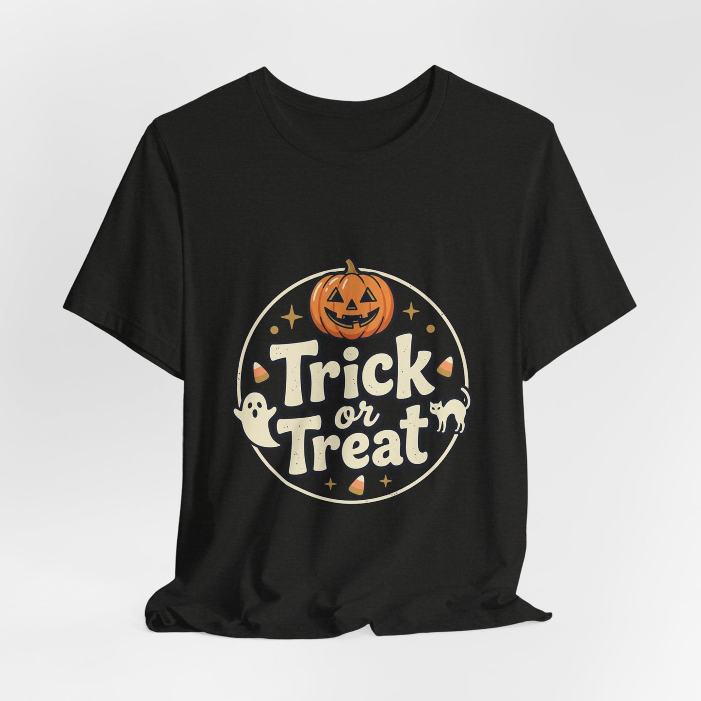 Halloween Trick or Treat T-Shirt — Pumpkin & Ghosts Costume Tee