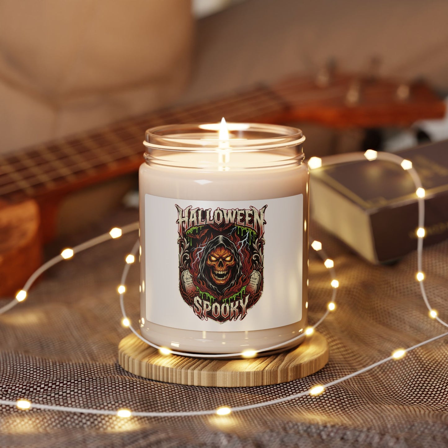Halloween Spooky Scented Soy Candle — 9oz Jar