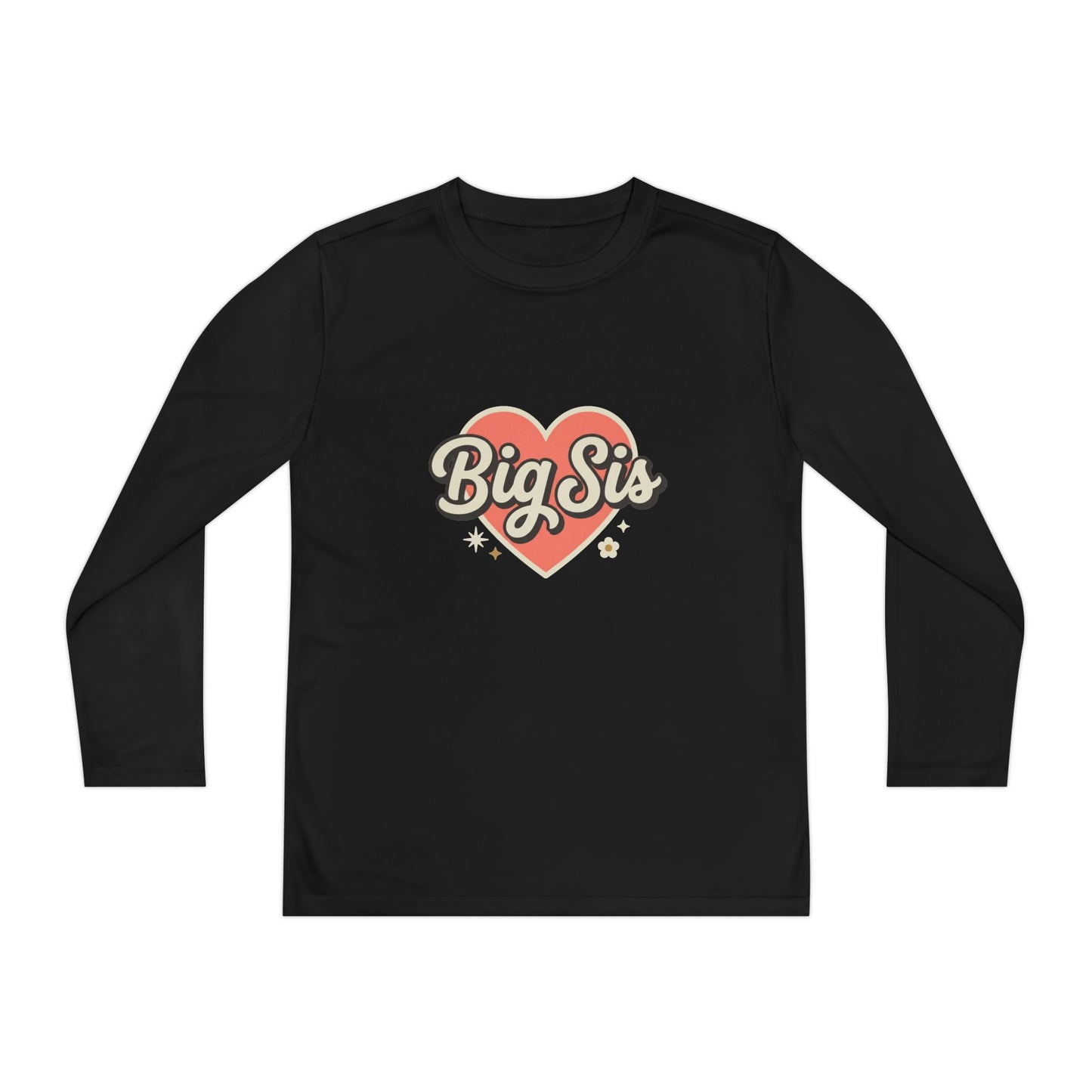 Big Sis Heart Youth Long Sleeve Tee
