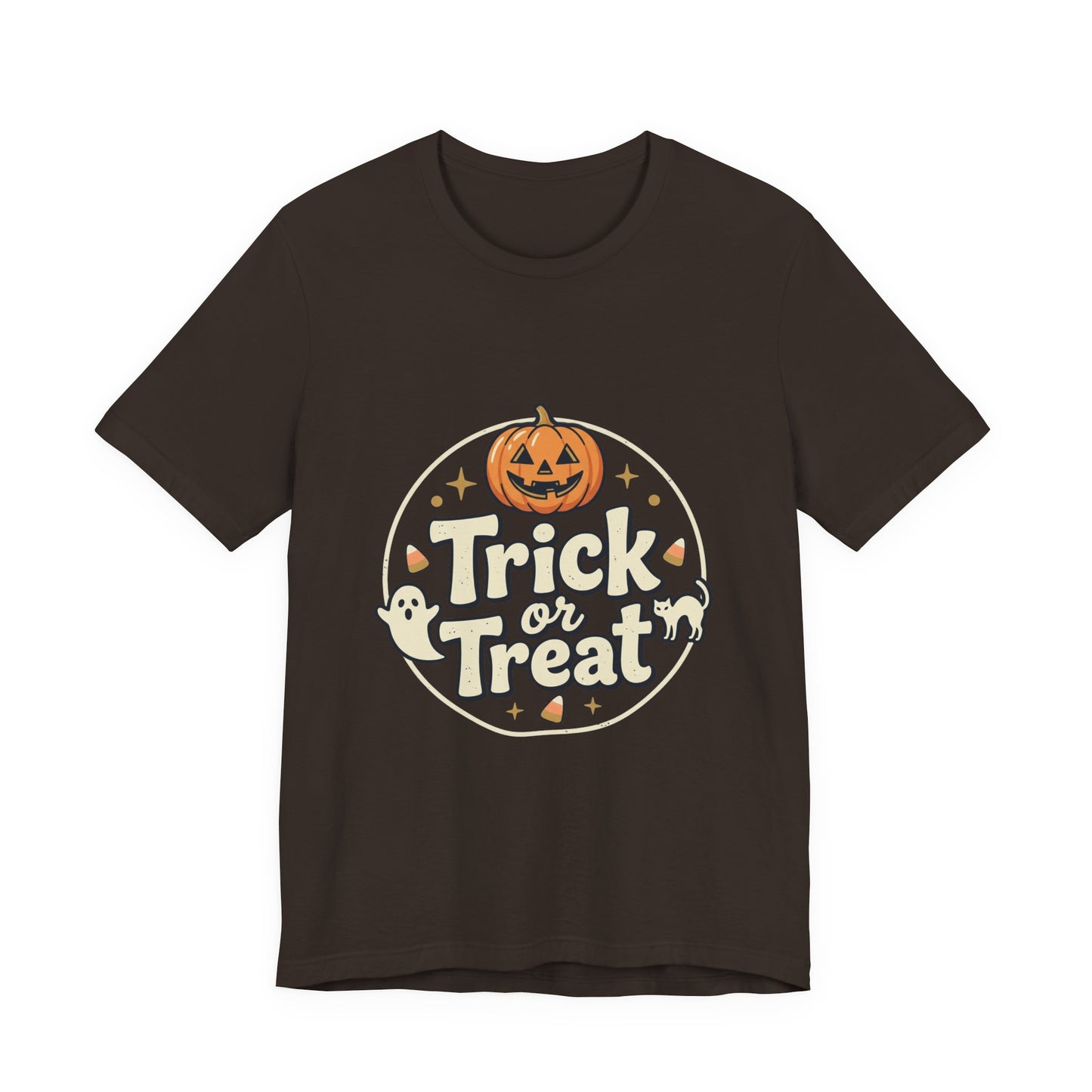 Halloween Trick or Treat T-Shirt — Pumpkin & Ghosts Costume Tee