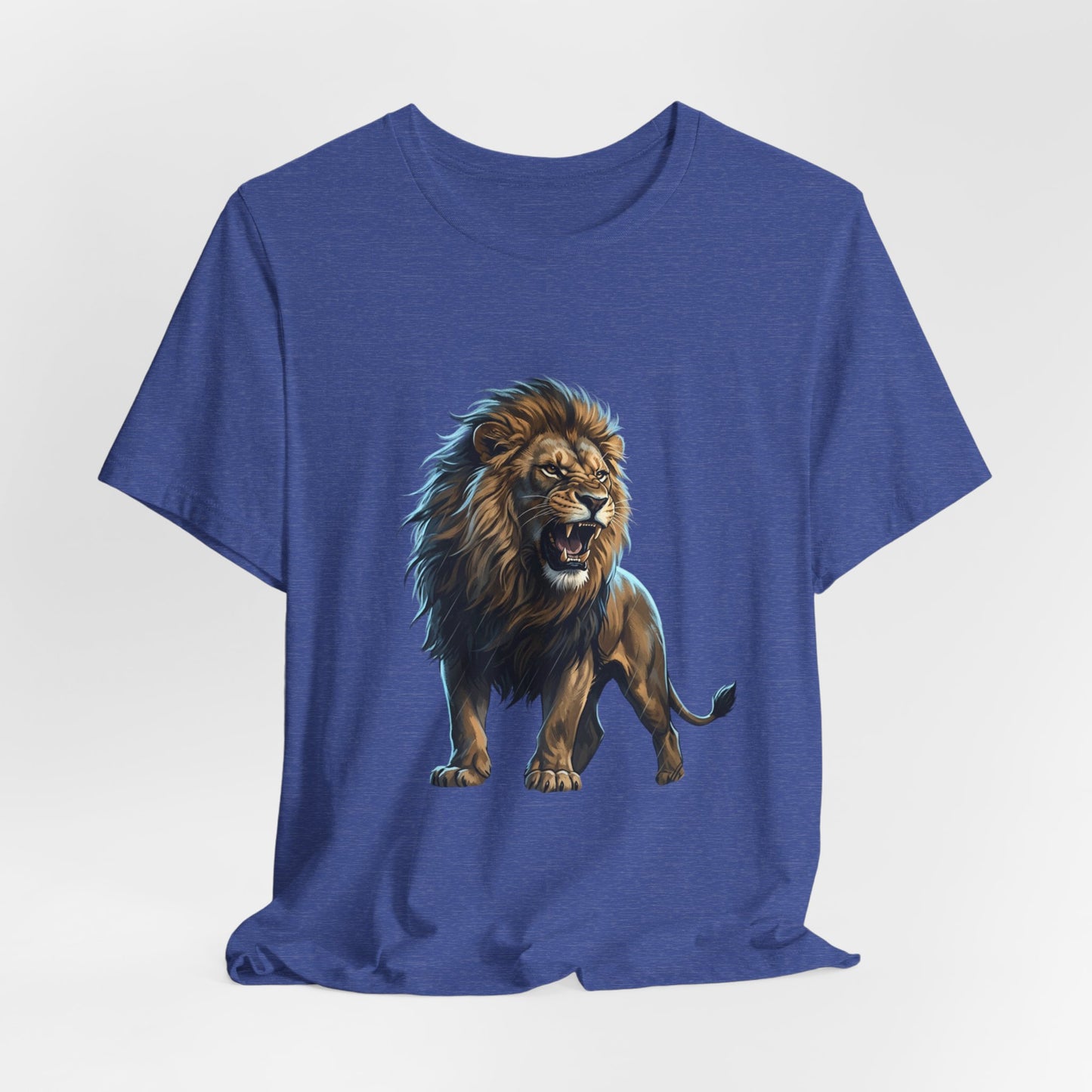 Roaring Lion Graphic Tee — Bold Wildlife T-Shirt