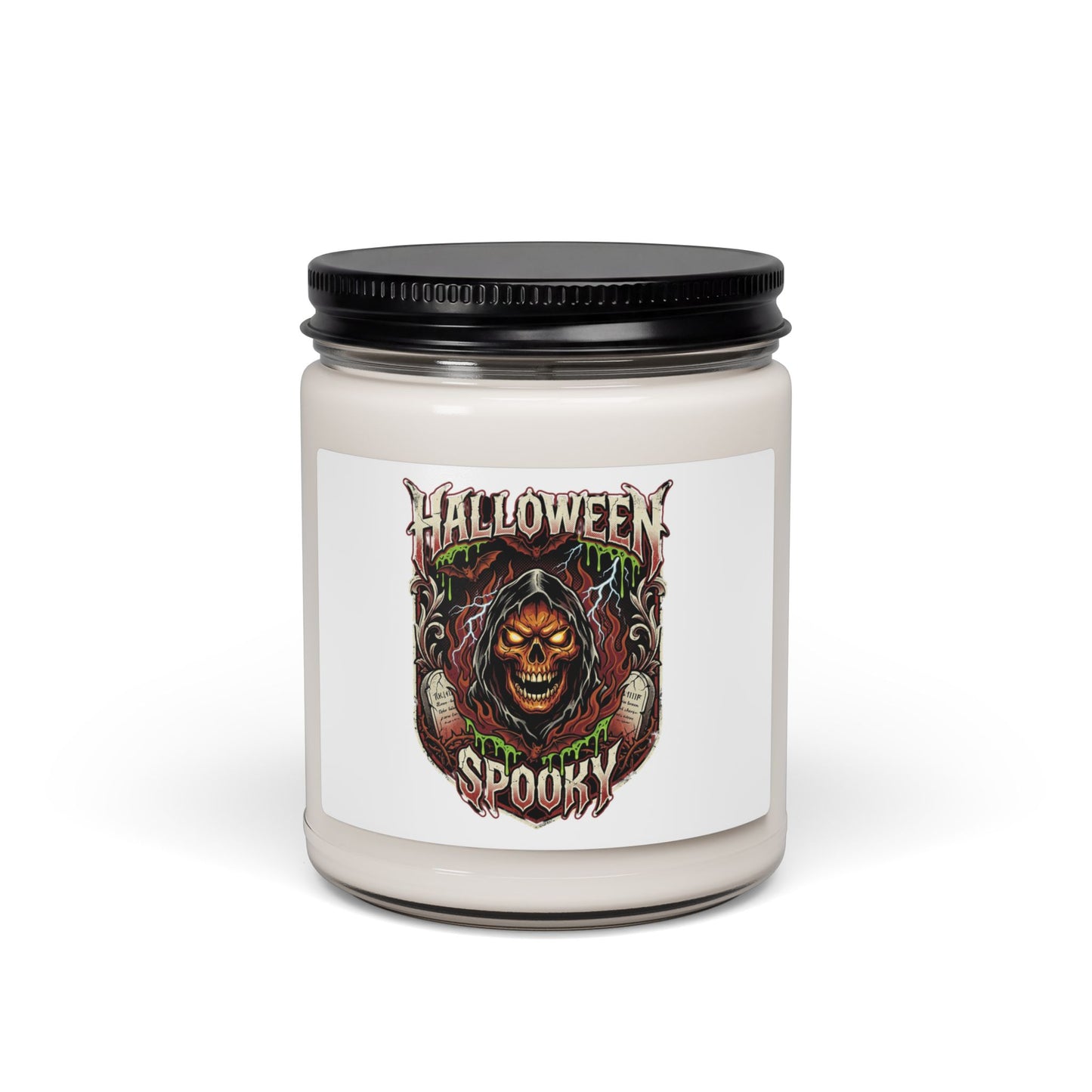 Halloween Spooky Scented Soy Candle — 9oz Jar