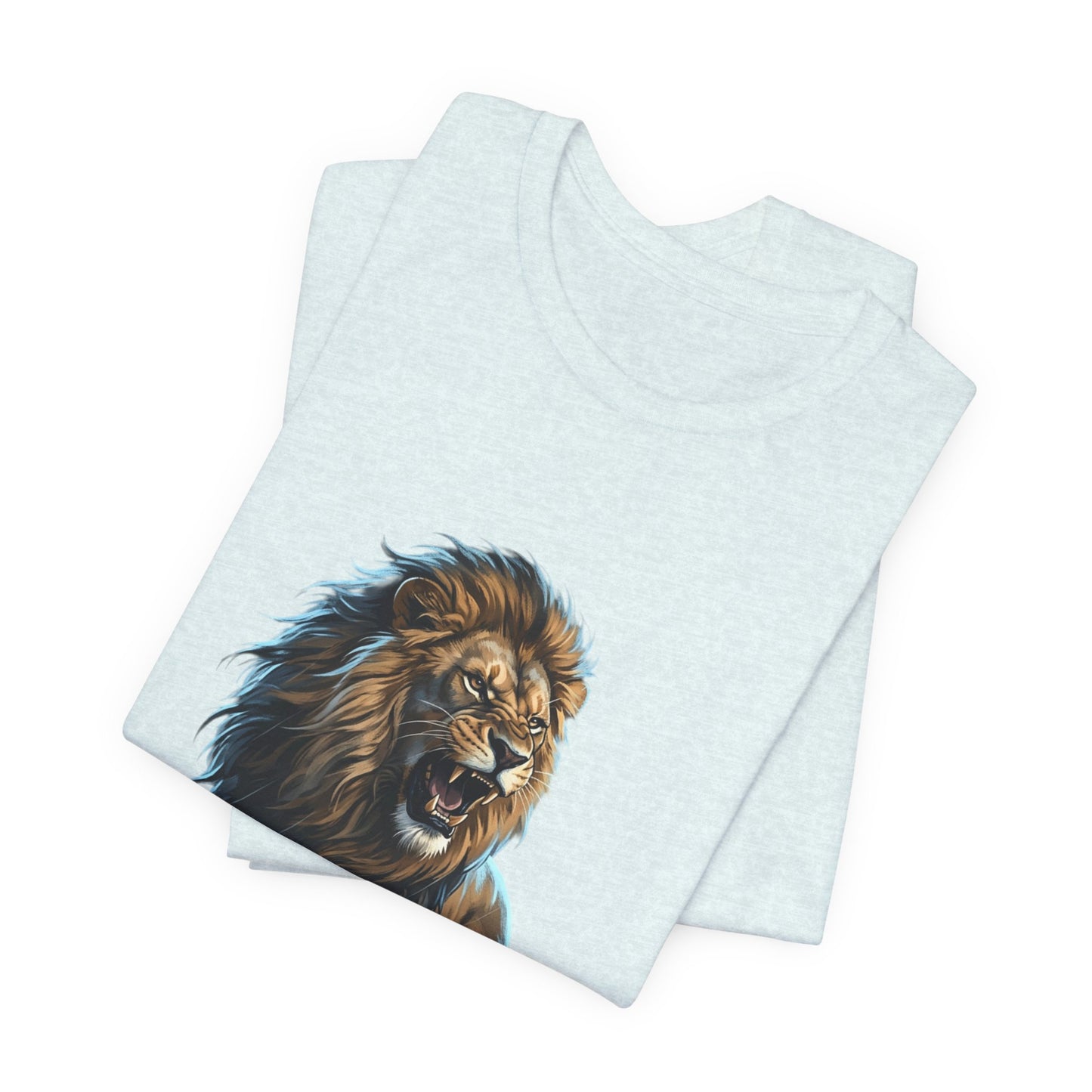 Roaring Lion Graphic Tee — Bold Wildlife T-Shirt