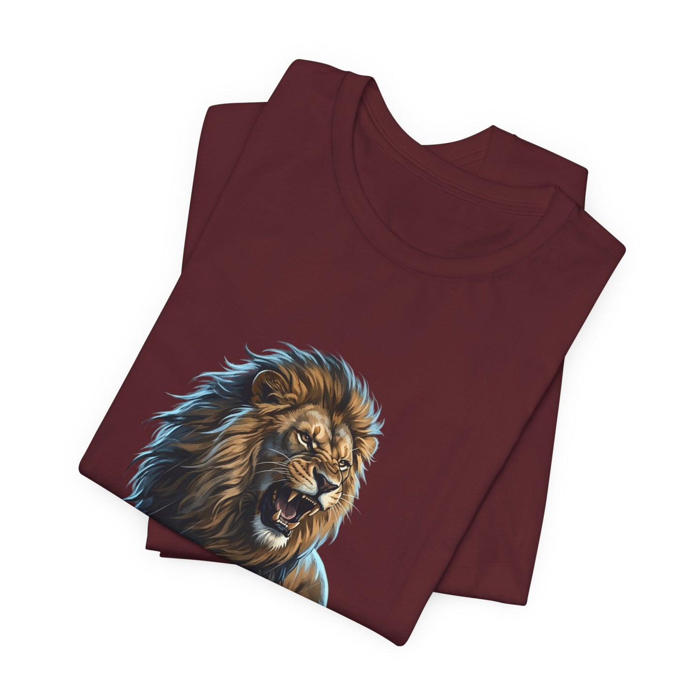 Roaring Lion Graphic Tee — Bold Wildlife T-Shirt