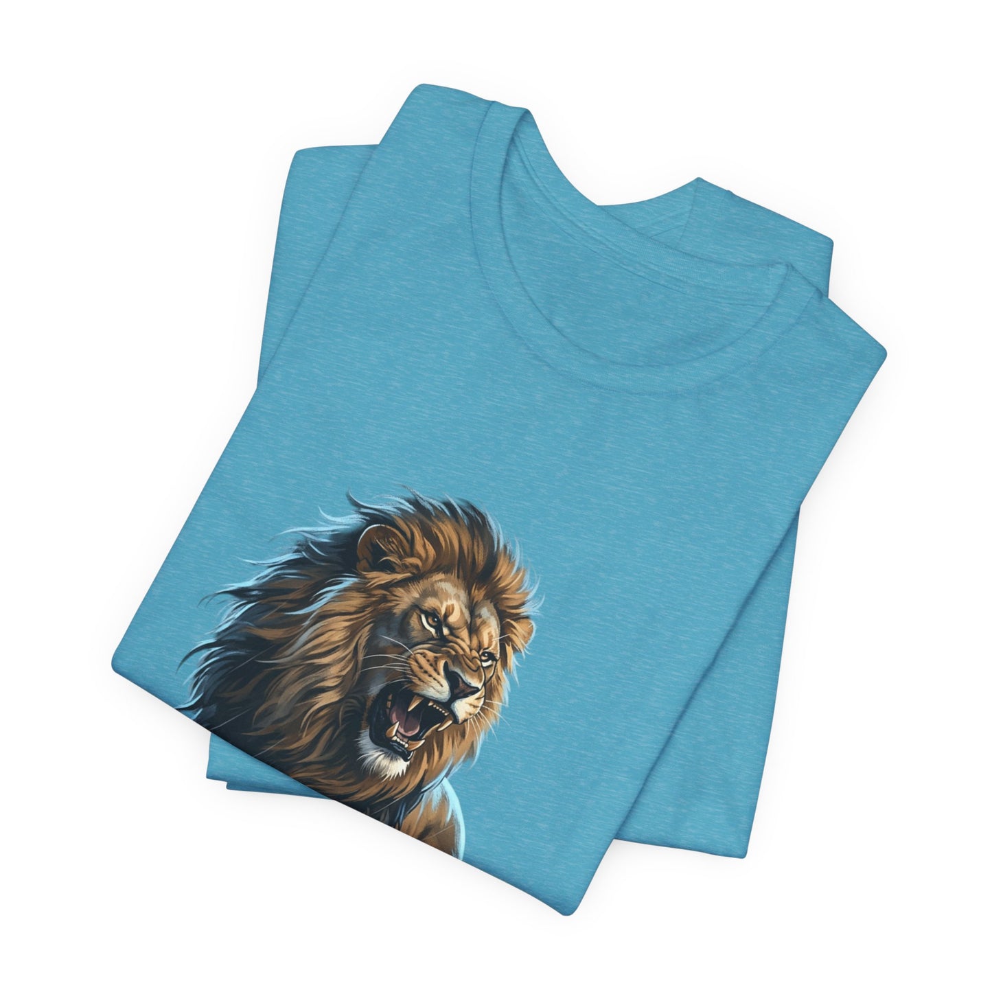 Roaring Lion Graphic Tee — Bold Wildlife T-Shirt